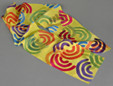 Scarf: handwoven devor&eacute; on cotton/polyester