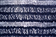 Handwoven devor&eacute; on cotton/polyester sewing thread